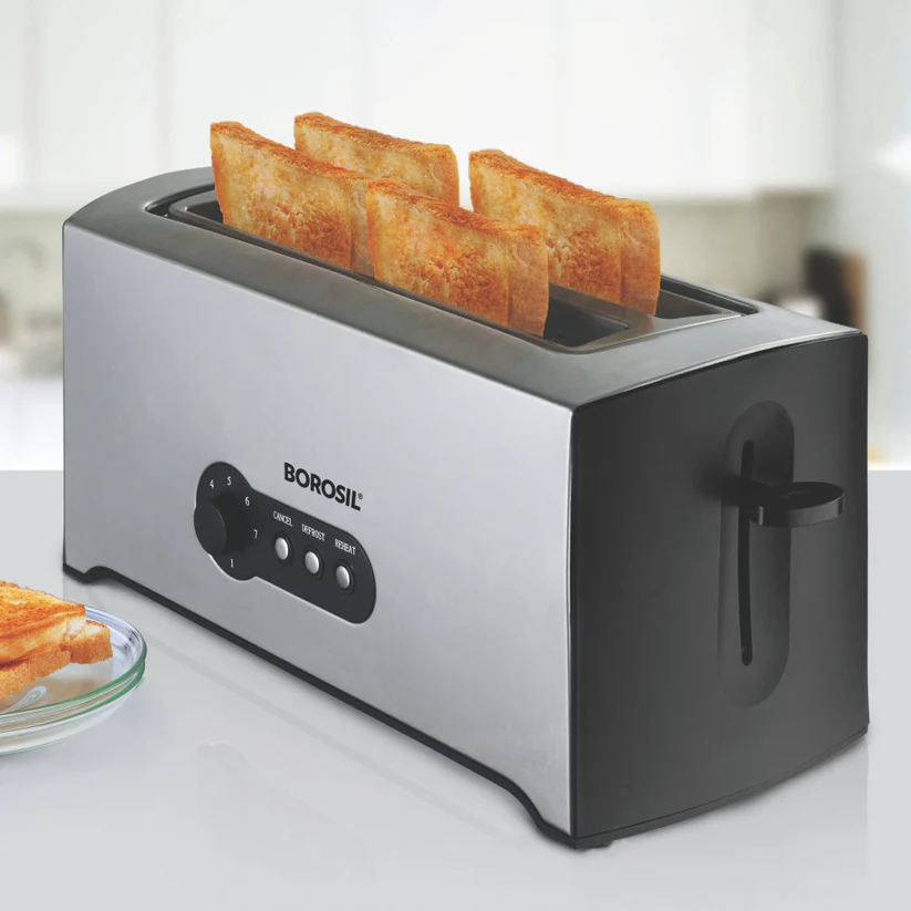 KRISPY 4 SLICE POP-UP TOASTER (AM-BTO1500SS22-BM)